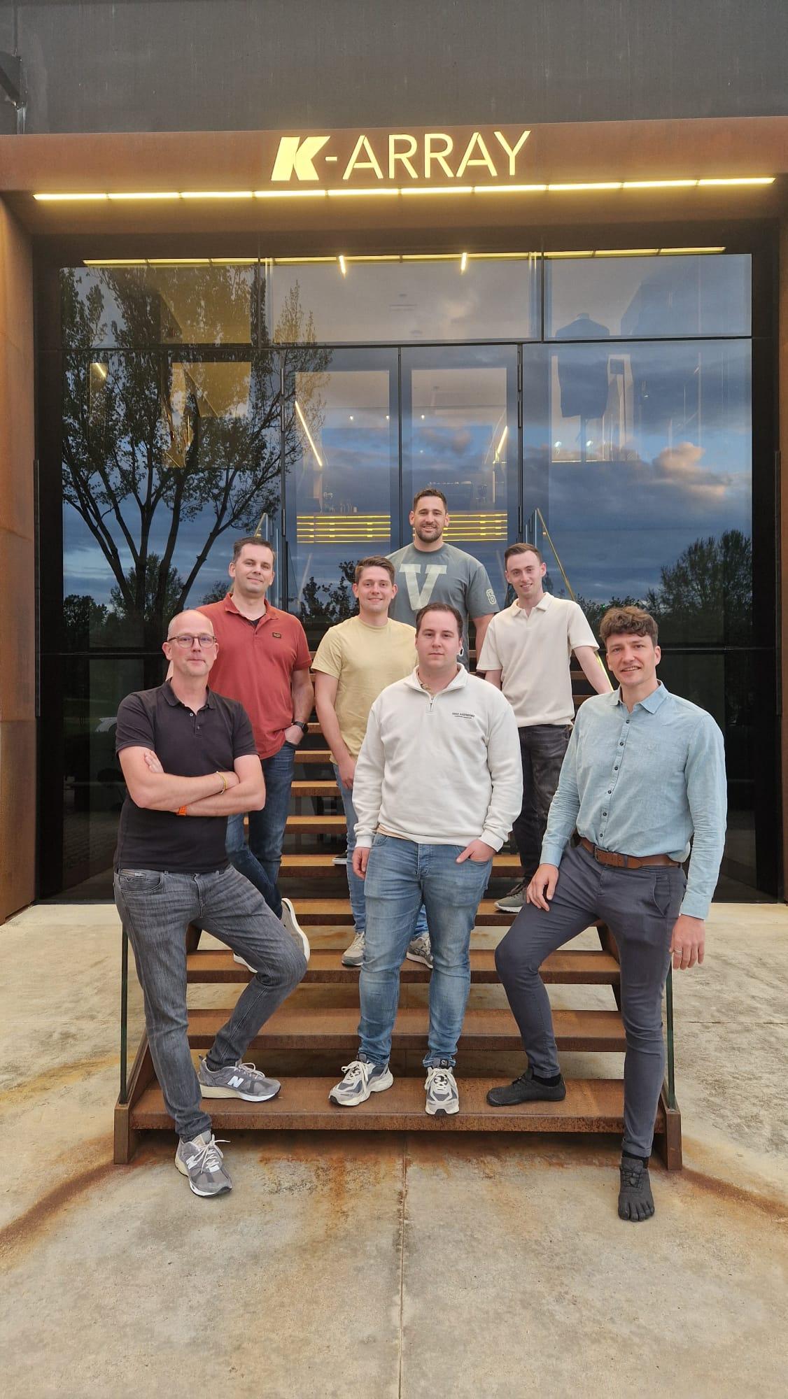 Weer 6 personen getraind bij K-array