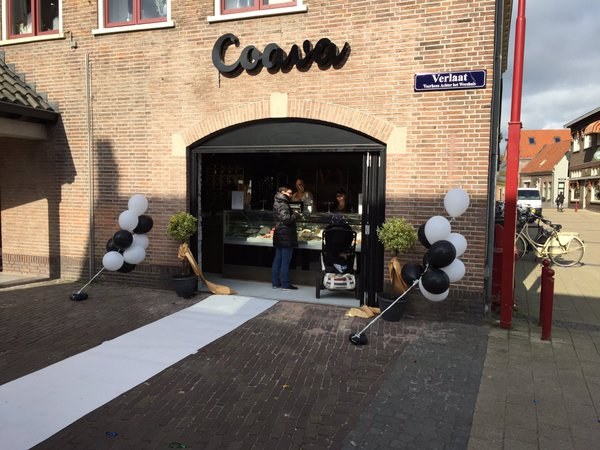 Geluidsinstallatie koffiebar en ijssalon Coava